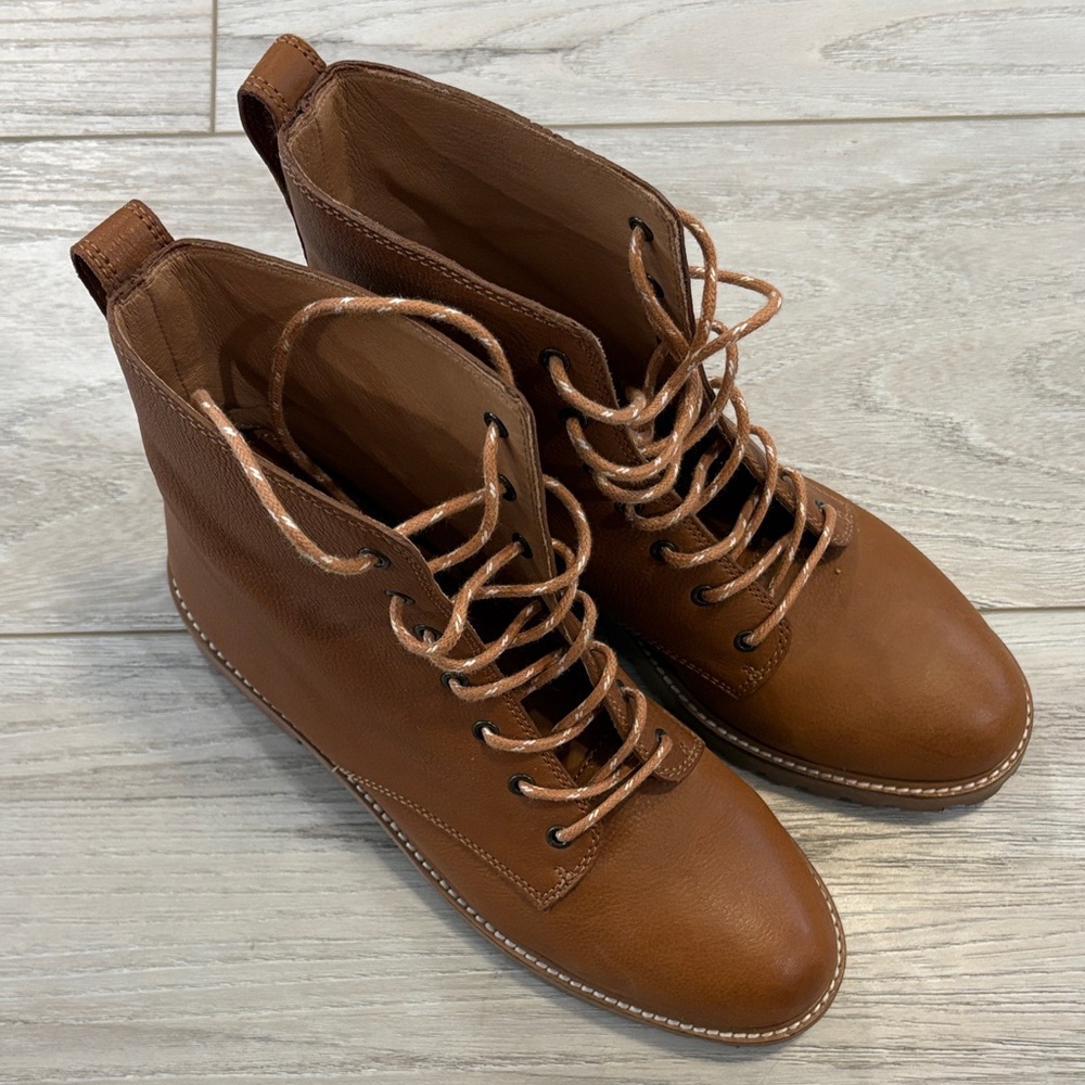 Madewell Leather Boots 7.5 NWOB